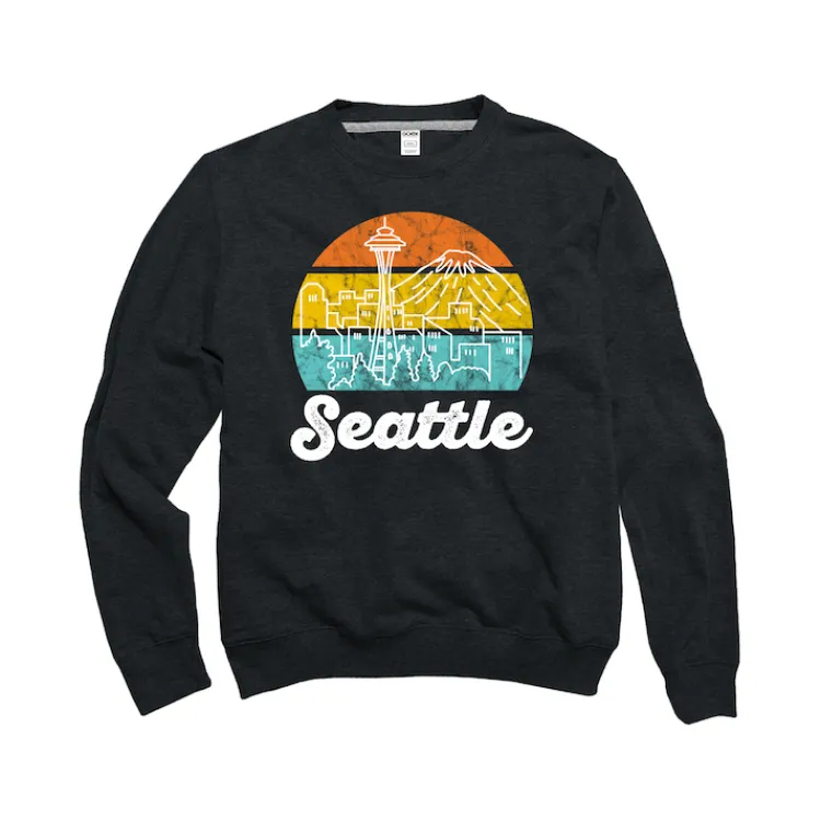 Best Seattle Crew Fleece Charcoal Tops & Tunics