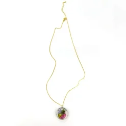 Fashion Small Full Moon Botanical Necklace Necklaces