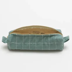 Outlet Small Grid Toiletry Bag Spruce Bags
