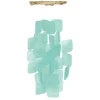 Hot Small Square Capiz Wind Chime – Turquoise Capiz Wind Chimes