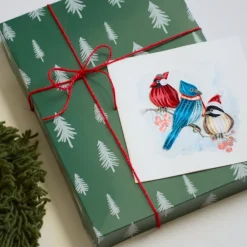 Hot Snowbirds Quilling Card Christmas Cards