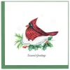 Online Snowy Cardinal Quilling Card Christmas Cards