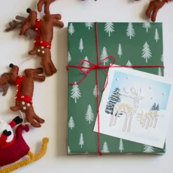 Hot Snowy Reindeer Quilling Card Christmas Cards
