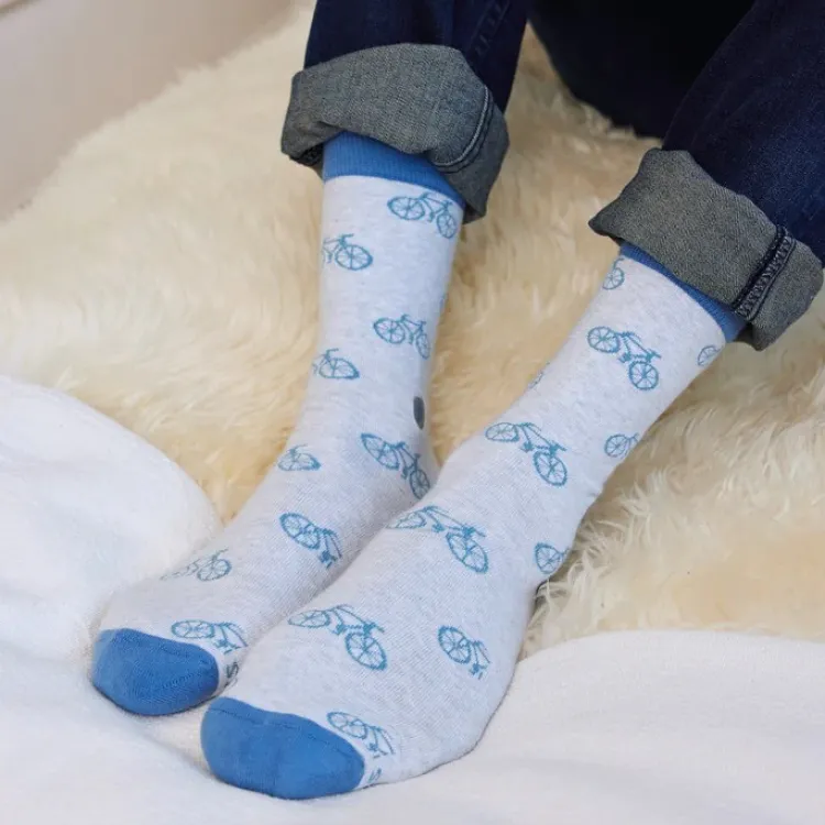 Hot Socks That Give Books Bicycles Socks