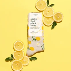 Fashion Socks That Plant Trees Lemons Socks