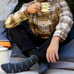 New Socks that Protect National Parks Gray Fish Socks