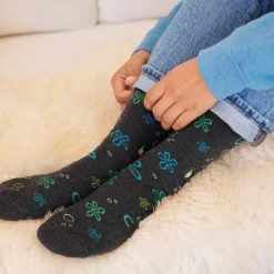 Online Socks That Protect Oceans – SpongeBob Floral Socks