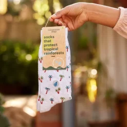 Discount Socks That Protect Tropical Rainforests – Palm Trees Socks