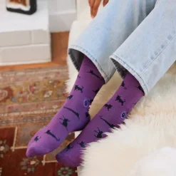 Best Socks That Save Cats Purple Socks