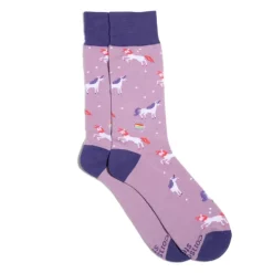 Hot Socks That Save LGBTQ Lives Purple Unicorn Socks