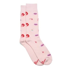 Hot Socks That Save LGBTQ Lives Pink Lips Socks