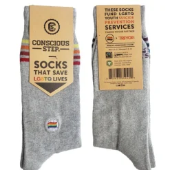 Discount Socks That Save LGBTQ Lives Stripe Socks