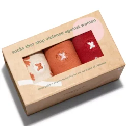 New Socks that Stop Violence Against Women Boxed Set Socks