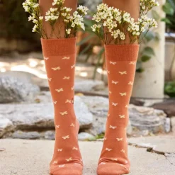 New Socks that Stop Violence Against Women Butterflies Socks