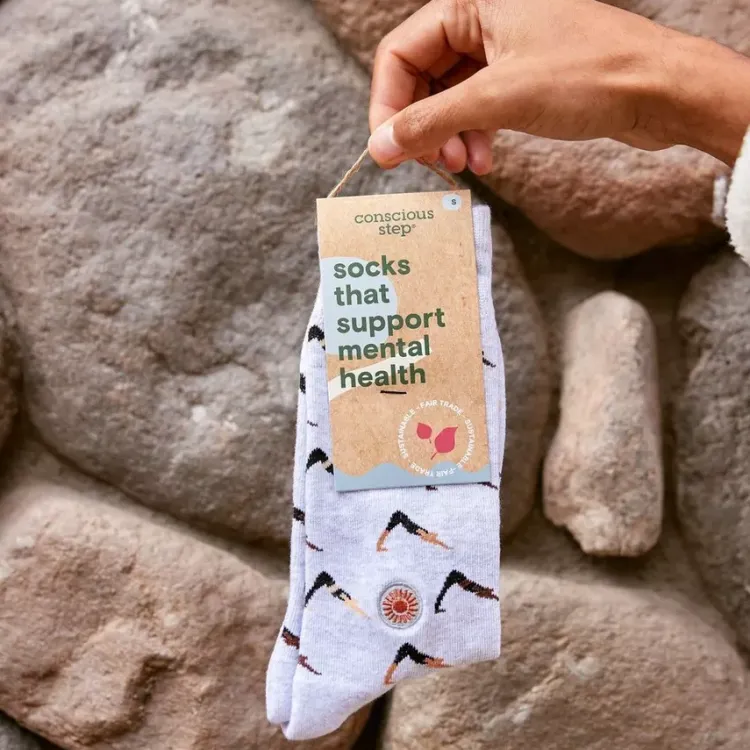 Sale Socks That Support Mental Health Yoga Socks
