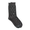 Clearance Socks that Support Music – Grey Music Notes Socks