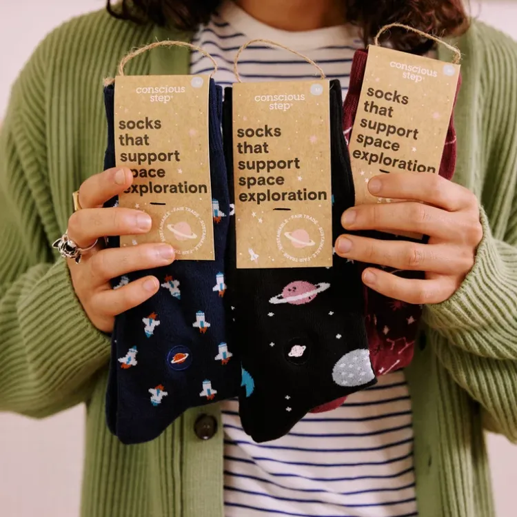 Discount Socks That Support Space Exploration – Galaxy Socks