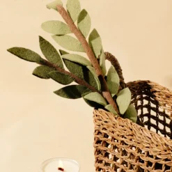 Outlet Soft Green Felt Olive Branch Felt Flowers
