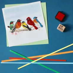 Sale Songbirds Quilling Card Frame It! | Bird & Flower Cards