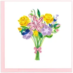 Discount Spring Bouquet Quilling Card Bird & Flower Cards