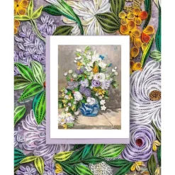 Sale Spring Bouquet Renoir Quilling Card Famous Painting Cards | Bird & Flower Cards