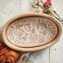 Best Spring Friends Bread Warmer Basket Tabletop | Bread Warmer Baskets