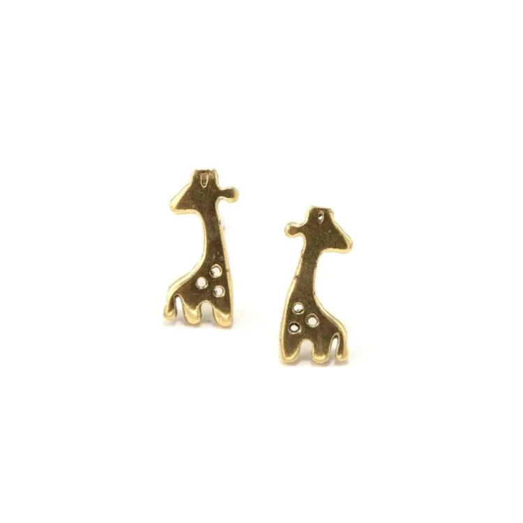 Clearance Stand Tall Giraffe Studs Earrings