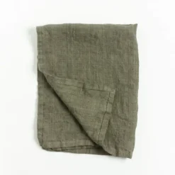 Online Stone Washed Linen Tea Towel – Sage Linens | Bread Warmer Baskets