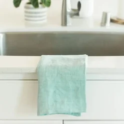 Online Stone Washed Linen Tea Towel – Ocean Spray Linens