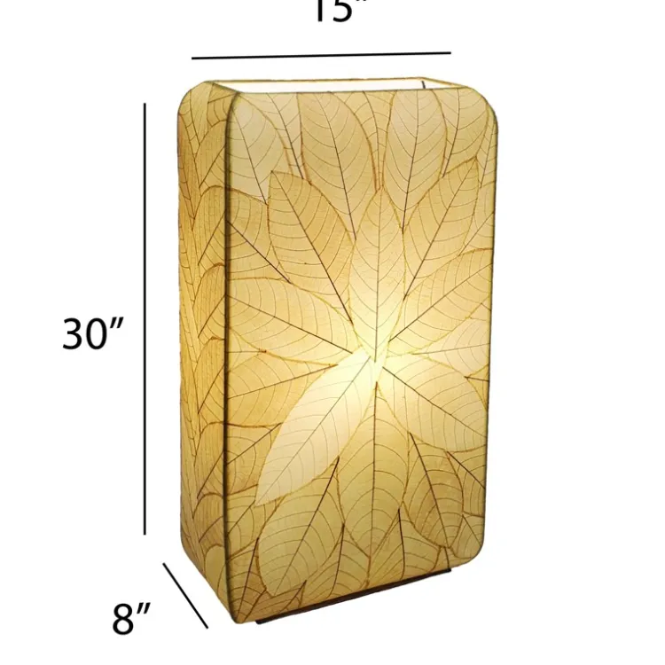 Outlet Sunburst Table Lamp – Natural Leaf Lamps
