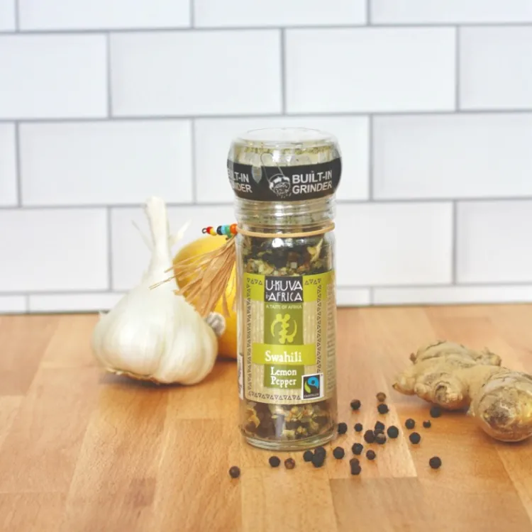 New Swahili Lemon Pepper Grinder Food | Chef Accessories