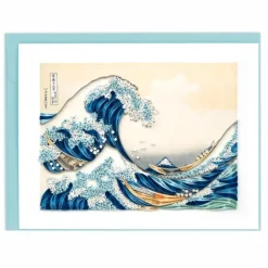Discount The Great Wave Art Quilling Card Famous Painting Cards