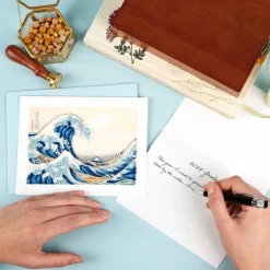 Discount The Great Wave Art Quilling Card Famous Painting Cards