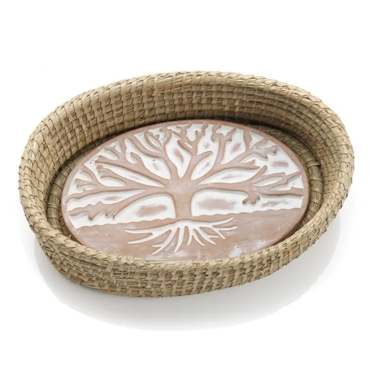 Best Tree of Life Bread Warmer Basket Tabletop | Chef Accessories