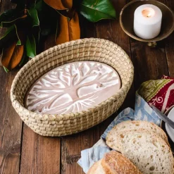 Best Tree of Life Bread Warmer Basket Tabletop | Chef Accessories