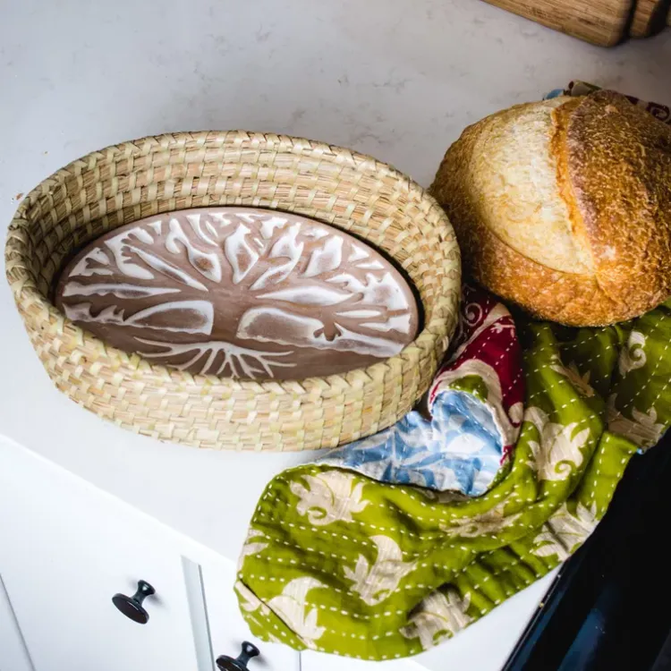 Best Tree of Life Bread Warmer Basket Tabletop | Chef Accessories