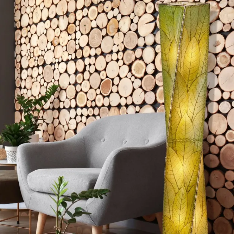 Fashion Twist Giant Leaf Lamp – Green Leaf Lamps