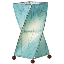 Hot Twist Table Leaf Lamp – Blue Leaf Lamps