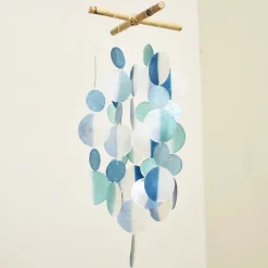 Discount Two-Tone Cross Capiz Chime – Cool Capiz Wind Chimes