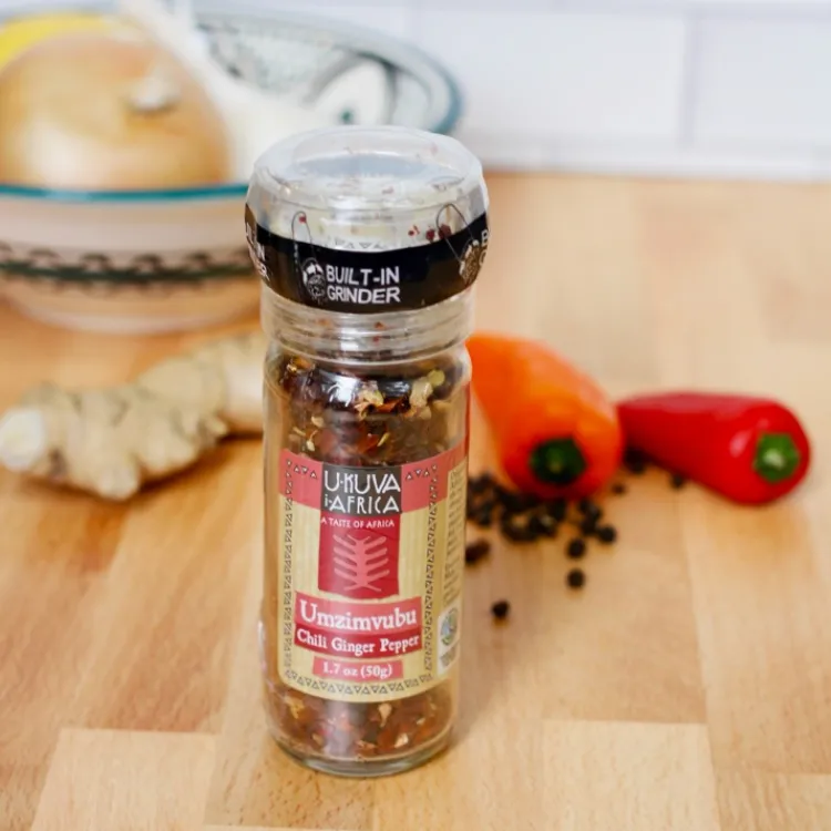 Hot Umzimvubu Chili Ginger Pepper Spice Grinder Food | Chef Accessories