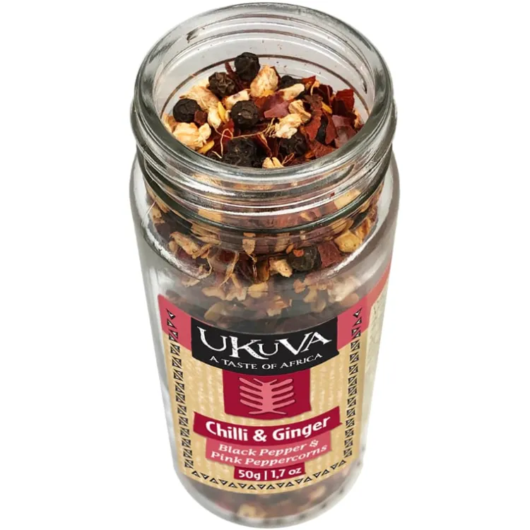 Hot Umzimvubu Chili Ginger Pepper Spice Grinder Food | Chef Accessories