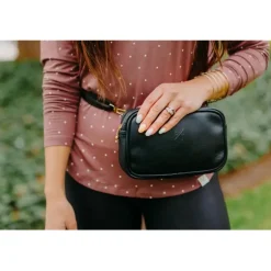 Online Vegan Leather Mao Bag Black Bags