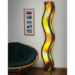Fashion Wave Giant Leaf Lamp – Multi – preorder for est. ship 6/2025 Leaf Lamps