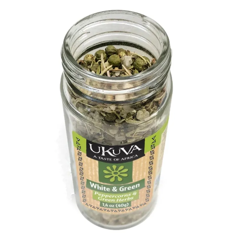 Hot White & Green Peppercorns & Herbs Food | Chef Accessories