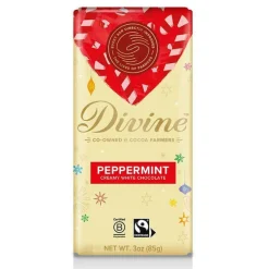 Outlet White Chocolate Peppermint Bar Food