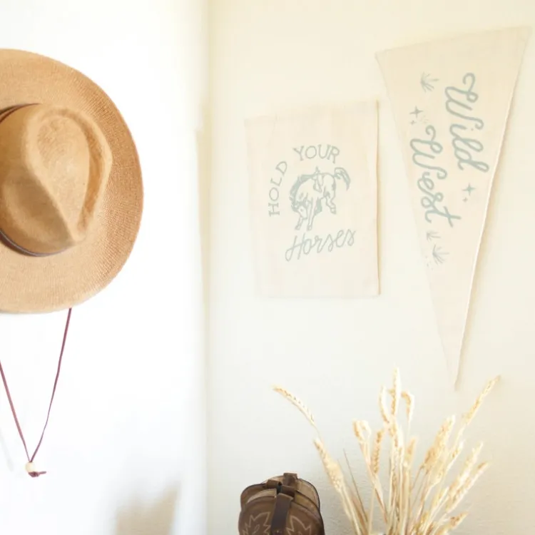 Clearance Wild West Pennant Wall Decor