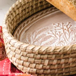 Best Wildflower Bread Warmer Basket Tabletop | Chef Accessories