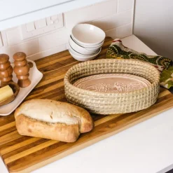 Best Wildflower Bread Warmer Basket Tabletop | Chef Accessories