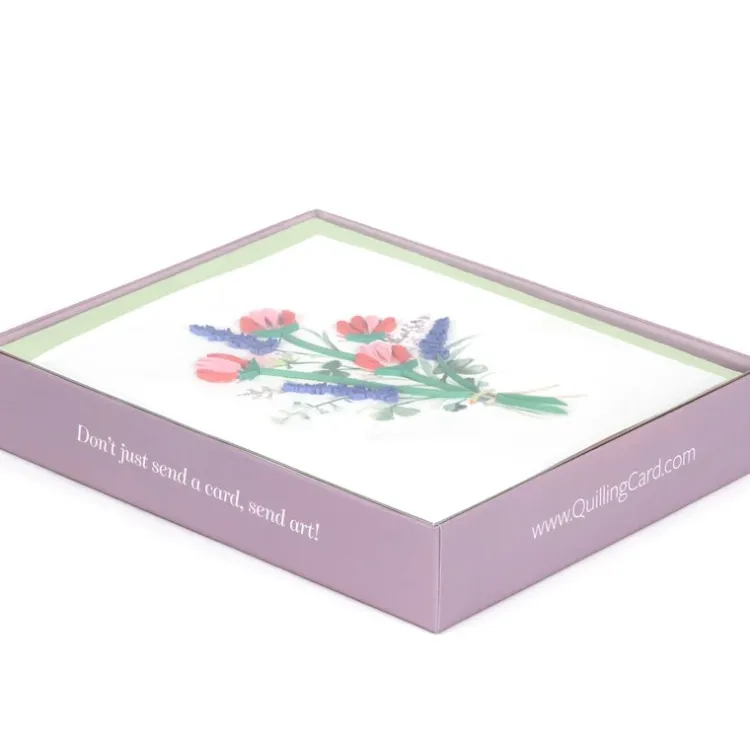 Fashion Wildflowers Quilling Cards Boxed Set Bird & Flower Cards