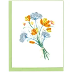 Fashion Wildflowers Quilling Cards Boxed Set Bird & Flower Cards